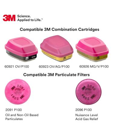 3M Full Facepiece Reusable Respirator 6900 Large - Protection Against Paint Vapors, Dust, Mold, and Chemicals - Buy Online on GoSupps.com