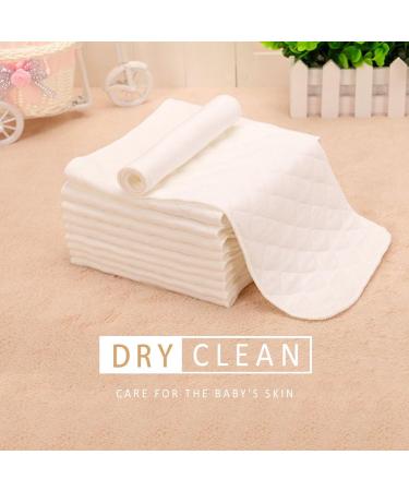 Sonarin Reusable Soft Cloth Diaper Inserts - Super Absorbent 6-Layer Fabric Set of 10 for Eco-Friendly Diapering - Buy Online on GoSupps.com