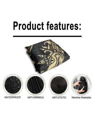 Professional Barber Cape for Men - Waterproof Haircut Cape with Snap Closures - Large Salon Cutting Cape in Mayan Pattern - Buy Online on GoSupps.com
