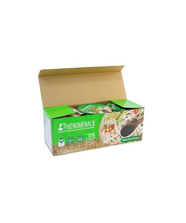 Pho'nomenal Bowl Instant Pho Noodles - Gluten-Free Low Sodium Vietnamese Vegetable Soup - Non GMO, No Soy, No MSG - 2.1 oz (Pack of 6) - Buy Online on GoSupps.com