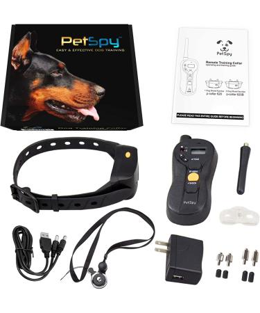 PetSpy P620 Dog Training Shock Collar - Rechargeable and Waterproof Remote Trainer for Dogs 10-140 lbs - Buy Online on GoSupps.com