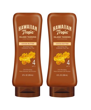 Hawaiian Tropic SPF 4 Sunscreen  Protective Dark Tannning Sunscreen Lotion 8 Ounces   2 Count (Pack of 1) Tanning Oil - SPF 4 2 Count (Pack of 1) Tanning - Buy Online on GoSupps.com
