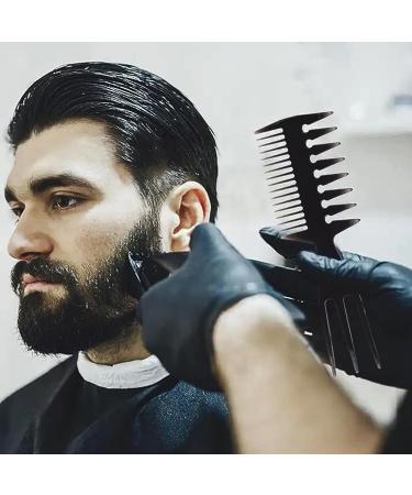 PLASTIFIC 10Pcs Hairdressing Comb Set - Professional Barber Salon Gift in Black - Portable Styling Kit for Women and Men - Buy Online on GoSupps.com