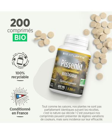 Organic Dandelion - 400 mg - 200 tablets - Buy Online on GoSupps.com