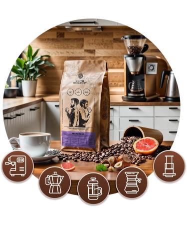 Coffee Broastery Coffee Beans Set 2x1kg 2000g | Nicaragua Colibr Azul | Brazil Guaxupe | Specialty Coffee | Freshly Roasted - Buy Online on GoSupps.com