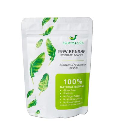 namwah Green Banana Resistant Starch Powder Organic | Superfood Prebiotic Fiber High Fiber Superfoods Flour Alternative No Sugar Plant Based and Keto Friendly (Green Banana Powder)