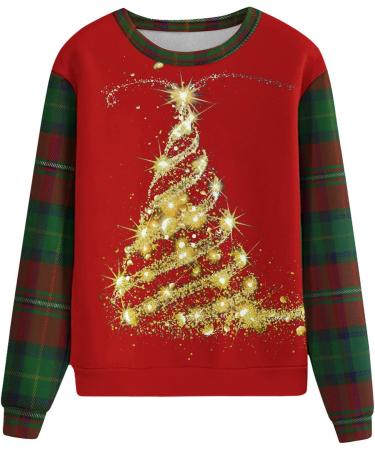 Women's Christmas Sweater with Rudolph & Elf - Cozy Hooded Sweatshirt for Holiday Cheer - Buy Online on GoSupps.com