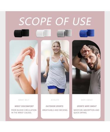 Buy Sports Armchairs for Men & Women - 8 Absorbent Welding Straps for Gym Tennis Running & Basketball - Moisture Transport | International Shipping - Buy Online on GoSupps.com