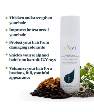 Thicken Instant Thickening and Volumizing Spray with UV protection for hair Plant Based with Walnut Extract and Essential Amino Acids for a Natural Hold and Texture 6.8 Fl Oz - Buy Online on GoSupps.com