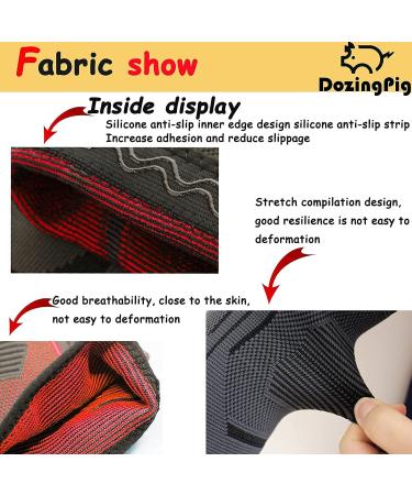 Elbow Compression Braces Sleeves for Tennis & Golfer's Elbow | Relief for Tendonitis & Arthritis - X-Large Red-Black Pair - Buy Online on GoSupps.com