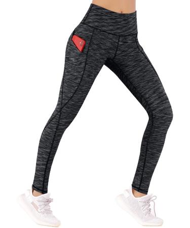 Ewedoos Fleece Lined Leggings with Pockets for Women - Thermal Warm Workout Winter Leggings for Women Yoga Pants for Women Medium New Charcoal