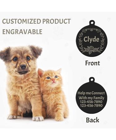 Personalized Stainless Steel Dog Tags - Custom Engraved for Dogs & Cats - Unique Shapes & Designs - Buy Online on GoSupps.com