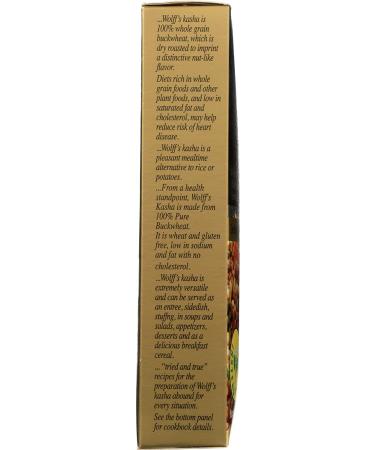 Wolffs Kasha Buckwheat Medium 13 oz - Premium Quality Gluten-Free Groats - Buy Online on GoSupps.com