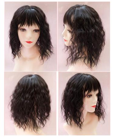 Clip-In Hair Topper for Thin Hair - Wavy Synthetic Hair | 12.7 x 12.7 cm - International Shipping Available - Buy Online on GoSupps.com