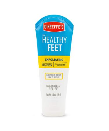 O'Keeffe's Exfoliating Moisturizing Foot Cream For Extremely Dry Cracked Feet 3 oz (85 g)