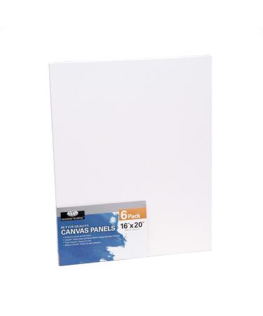 Royal & Langnickel Essentials 16x20 Triple Gessoed Canvas Panel Value Pack for Oil and Acrylic Painting 6 Pack 16x20 - 6pk - Buy Online on GoSupps.com