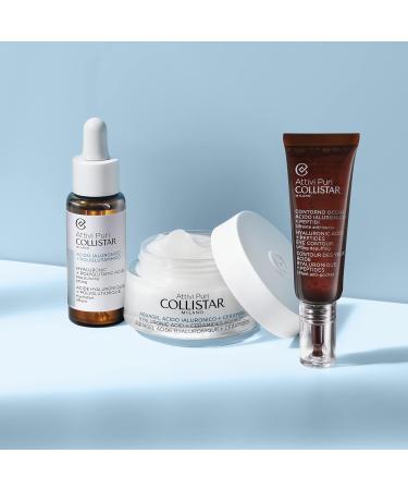 Collistar Attivi Puri Eye Contour Serum Gel - Hyaluronic Acid & Peptides for Dark Circles Swelling & Fine Lines - 15ml | All Skin Types All Ages - International Shipping - Buy Online on GoSupps.com