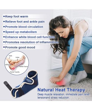 JOBYNA Ankle/Toe/Foot WarmerÂ |Â Full Coverage Heated Foot Wrap |86-158  Continuous Setting| 10-90min Timer| Electric Heating Pad for Plantar Fasciitis Relief  Neuropathy Pain Relief for Foot(1 Pack) For Foot Wrap - Buy Online on GoSupps.com
