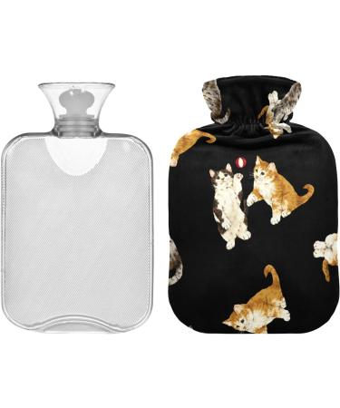 Buy Pretty Cat Hot Water Bottle with Cover | 2L Pain Relief & Cramps Relief | International Shipping - Buy Online on GoSupps.com