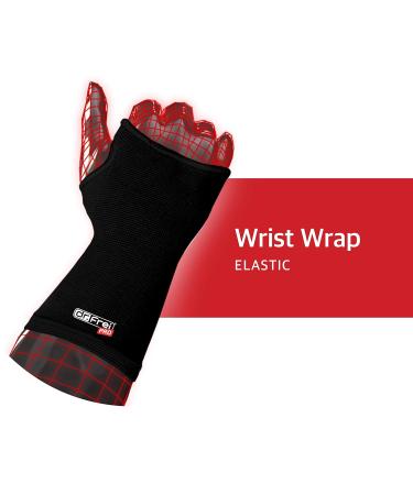 Pro Elastic Wrist Wrap Support Brace with Thumb Loop | Pain Relief & Everyday Use - Size Small - Buy Online on GoSupps.com