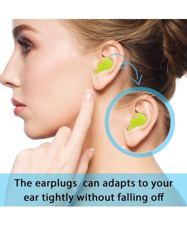 36 Pairs Reusable Silicone Gel Ear Plugs | Waterproof Swimming Earplugs for Adults & Kids | Noise Cancelling for Sleeping, Snoring & Studying | White, Blue, Green - Buy Online on GoSupps.com