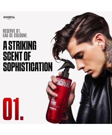 Immortal NYC Reserve 01 After Shave Spray Premier Men's Cologne 17 oz Exclusive Barbers Softens Skin Refreshes Disinfects and Relieves Face and Skin Moisturizing Formula After Shaving Oriental Floral - Buy Online on GoSupps.com
