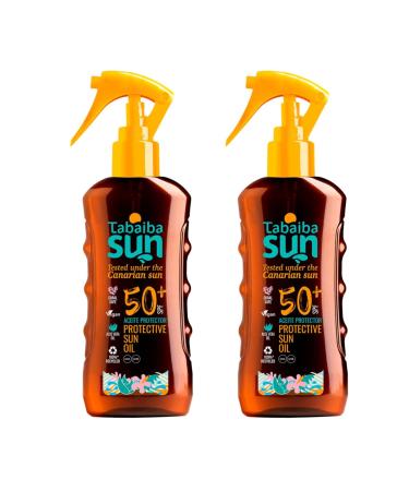 Tabaibaloe Tabaiba Sun 2-Pack of Aloe Vera Sun Oils (2 x 200 ml SPF15)