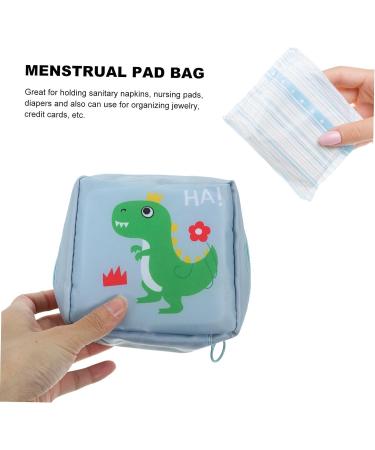 KALLORY Period Pad Pouch 2pcs | Aunt's Towel Storage Bag | Girly Decor Travel Wallet | Menstrual Pad Bag - Buy Online on GoSupps.com