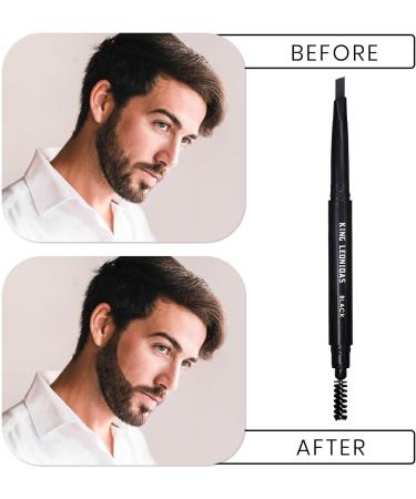 King Leonidas Beard Pencil Filler for Men - Black Water-Resistant Beard Liner Pen - Beard Shaper & Definer for Patchy Beards -Facial Hair Darkener for Natural Look - Buy Online on GoSupps.com