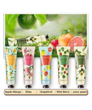 Fercaish 10 Pack Fruit Extract Hand Cream Set | Moisturizing Shea Butter Lotion for Men & Women | Travel Size 30ml - Buy Online on GoSupps.com