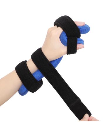 Resting Hand Splint Stroke Hand Brace with Finger Support Hand Splint for Stroke Patients Finger Contractures Muscle Atrophy Arthritis Carpal Tunnel Splint Left & Right Universal S