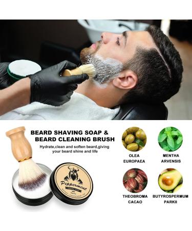 EXREIZSTUpgraded Beard Grooming Kit for men Beard Care Kit for men with 2Beard Growth Oil Balm Brush Comb Shaving Soap Storage suitable for Birthday Gifts for Men Him Dad Husband Brother Boyfriend - Buy Online on GoSupps.com
