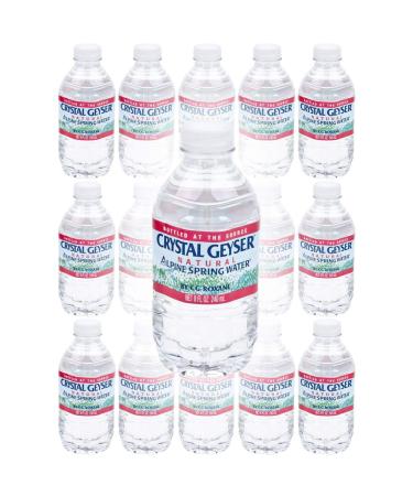 Crystal Geyser Water, Purified Water, 8 Fl Oz (Pack of 15, Total of 120 Fl Oz) 8 Fl Oz (Pack of 15)