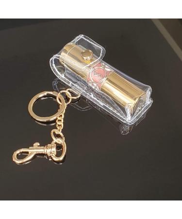 Clear Chapstick Keychain Holder - Portable Lip Balm Case with Key Chain - Perfect Gift for Women and Girls (1 Pack) - Buy Online on GoSupps.com