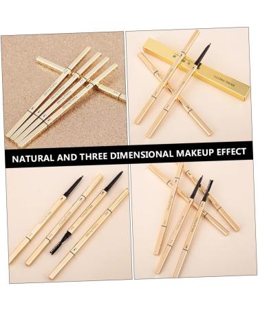 DRESSOOS 5pcs Double Ended Eyebrow Pencil Brow Pencils with Brush Microblading Eyebrow Pen Brow Pens Plastic - Buy Online on GoSupps.com