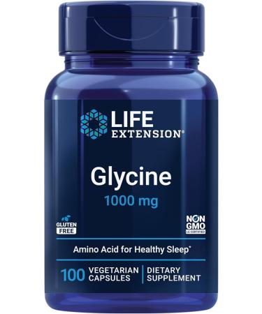 Life Extension N-Acetyl-L-Cysteine (NAC) & Glycine 1000 mg, Promotes Relaxation, Healthy Sleep, Amino Acid, Gluten-Free, Non-GMO, Vegetarian, 100 Capsules - Buy Online on GoSupps.com