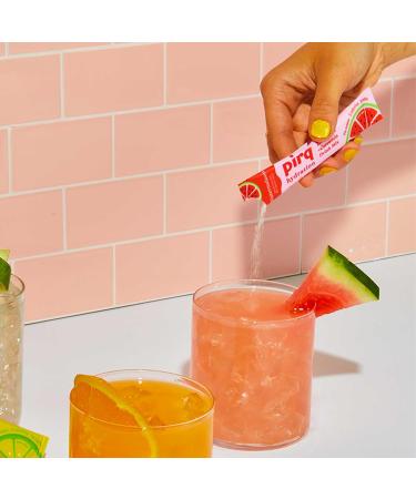 Pirq Hydration Watermelon - Zero Sugar Electrolyte Powder Mix | Curcumin & B Vitamins | Keto Friendly | 10 Stick Pack | International Shipping - Buy Online on GoSupps.com