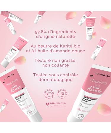 Solinotes Cherry Blossom Hand Cream for Women - Nourishing & Repairing Lotion with Organic Shea Butter | 97.8% Natural Ingredients - 1 fl.oz - International Shipping Available - Buy Online on GoSupps.com