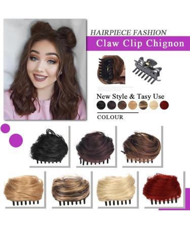 Messy Bun Hair Piece for Women Space Buns Hair Pieces Mini Claw Clip in Hair Bun Messy Cat Ears Hair Bun Extension Synthetic Donut Wig Accessory Updo Hairpieces for Women Girls Fake Hair Accessorie 30 - Buy Online on GoSupps.com