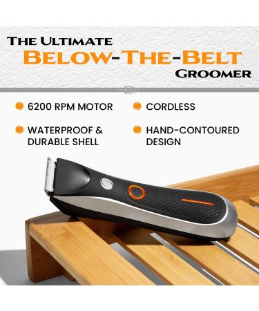 Orbs V2 Electric Groin Hair Trimmer for Men | Waterproof Body Groomer with Two Speeds & Ceramic Blades - Buy Online on GoSupps.com