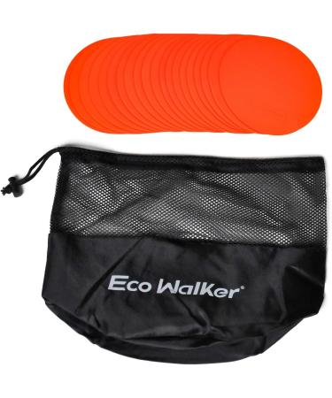 Eco Walker 4inch Mini Floor Spot Markers - Set of 20pcs in Red for Classroom, Preschool, Kindergarten - Buy Online on GoSupps.com