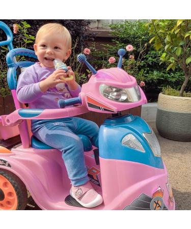 MASOCIO Baby First Walking Shoes - Glittery Toddler Cartoon Trainers | Anti-Slip Prewalker Shoes - 3 UK Child Pink - Buy Online on GoSupps.com