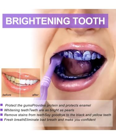 Purple Teeth Whitening Toothpaste - Brighten Yellow Teeth & Enhance Your Smile - Buy Online on GoSupps.com