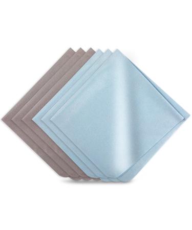 4PCS Extra Large Microfiber Cleaning Cloths 12 x 12 Inch Glasses Cleaning Cloth for Eyeglasses Lens Glasses Reusable Eyeglass Cleaner Cloths