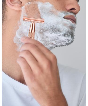 Double Edge Safety Razor for Women & Men - Travel Reusable Stainless Steel Razor with Ultra-Thin Blades - Eco-Friendly & Durable - Buy Online on GoSupps.com