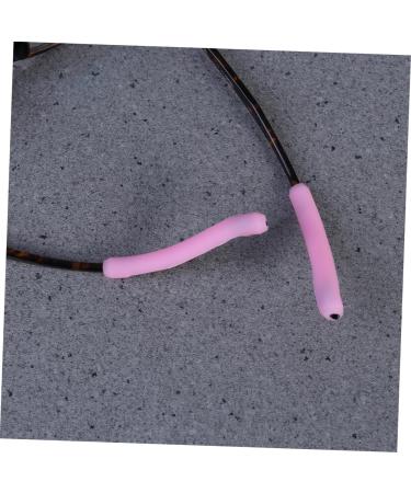 Angoily 5 Pairs Silicone Ear Hooks for Glasses - Anti-Slip Glass Holders & Accessories - Outdoor Glasses Frame Clips in Medium Pink - Buy Online on GoSupps.com