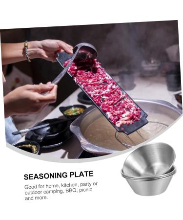 Zerodeko 4pcs Sauce Cup Dressing Container I Am Willow Vinegar Dispenser Restaurant Condiment Cups Seasoning Boxes Dipping Cups 304 Stainless Steel Ketchup Salad Dressing - Buy Online on GoSupps.com