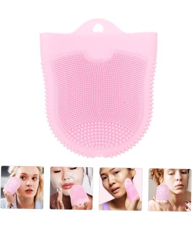 Beavorty Cleansing Massage Finger Cots Silicone Facial Face Exfoliator Facial Scrubber for face Facial Cleaning Brush Face Cleansing Tool Skin Care Brush Miss Silica Gel Household Pink 11.8X10CM - Buy Online on GoSupps.com