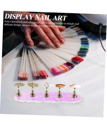 minkissy 1 Set Nail Tools Nails Tips Practice Stand Faux Nails Display Holder Press on False Nails Holder Press on Nails Stand Press on Artificial Nails Stand Bracket Symphony Acrylic - Buy Online on GoSupps.com