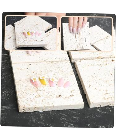 Ipetboom 1pc Nail Pad Magnetic Trays Manicure Board Nail Art Display Stand Photo Holder Clip Stand Peg Board Display Stand Decor Manicure Adornment Square Stone Display Board - Buy Online on GoSupps.com